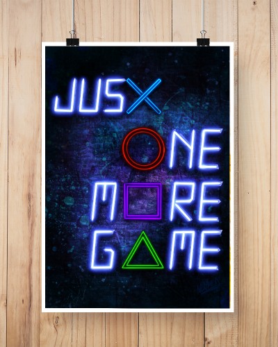 JUST ONE MORE GAME POSTER