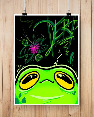 GRENOUILLE POSTER